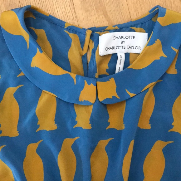 Adelie Penguin Blouse by Charlotte Taylor - Picture 5 of 7